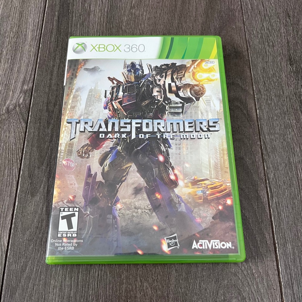 Transformers Dark of the Moon Xbox 360 Activision Video Game CIB